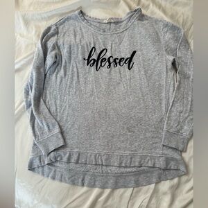 Jane and Delancey Gray Relaxed Sweatshirt